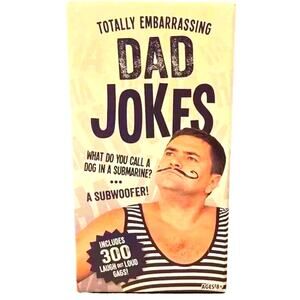 Dad Jokes In A Box 300 Totally Embarrassing Fathers Gift Funny Family Party NEW